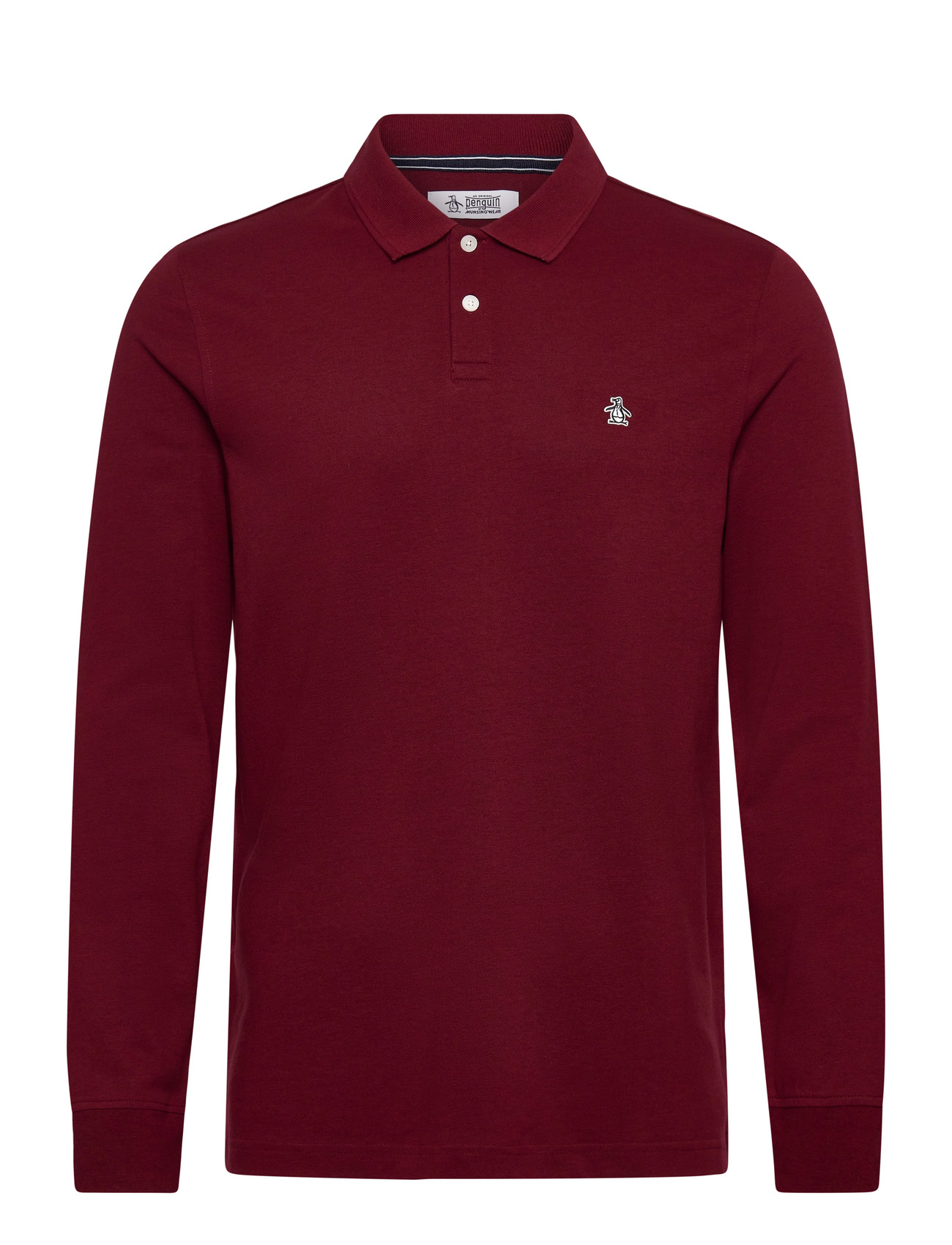 ORIGINAL PENGUIN Ls Cttn Tncl Piq Pol Burgundy - XL - Herren