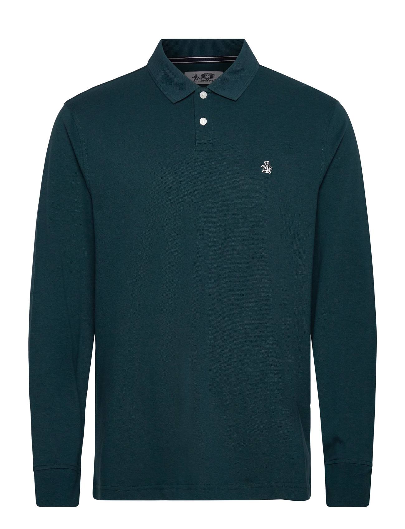 ORIGINAL PENGUIN Ls Cttn Tncl Piq Pol Grün - XL - Herren