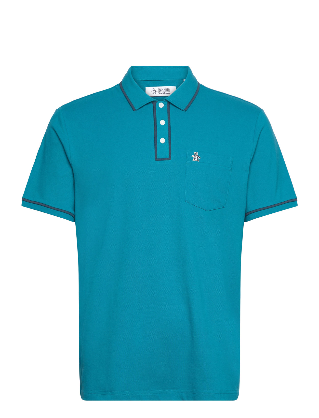 ORIGINAL PENGUIN Earl Tn Cl Piq Sticke Blau - XL - Herren