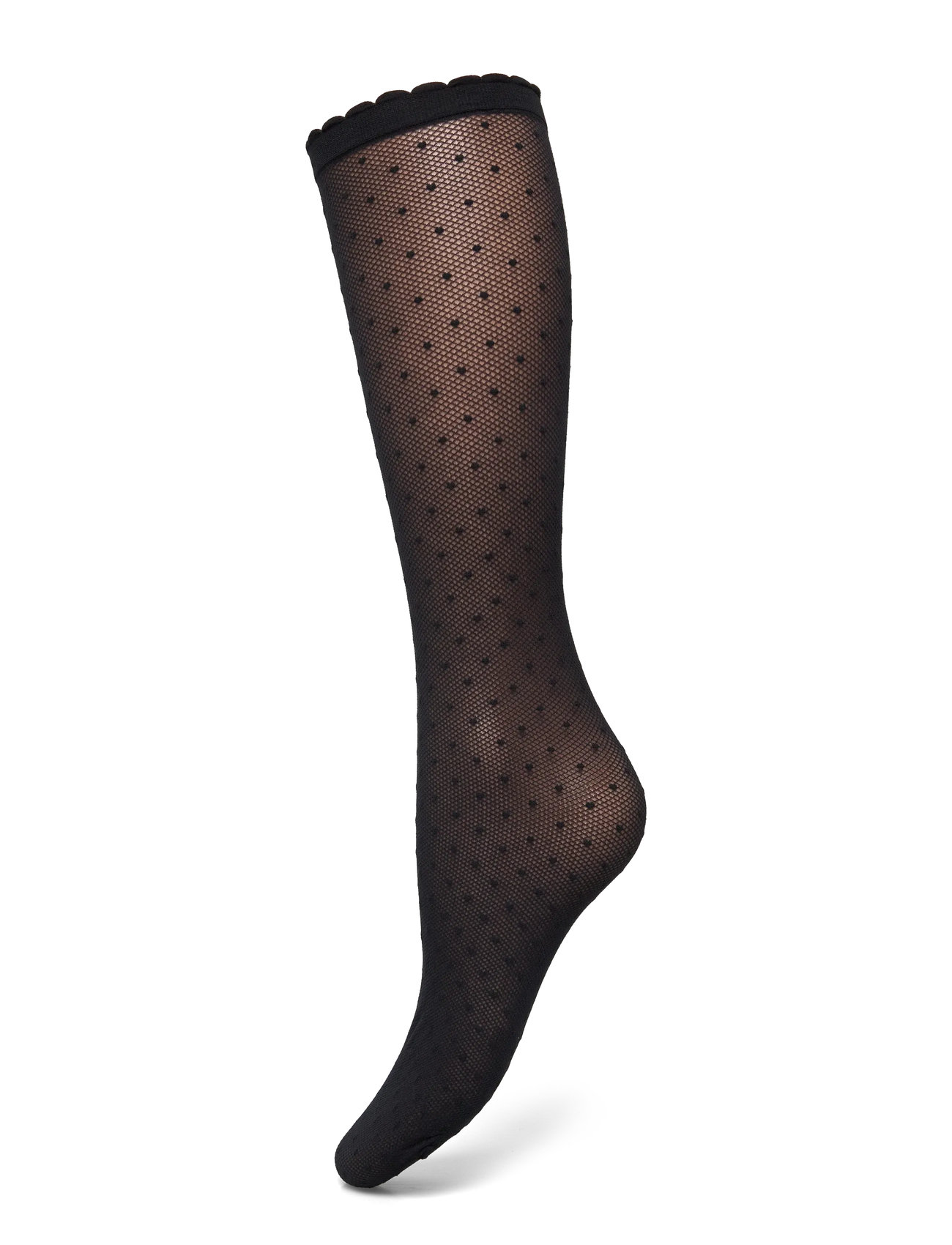 OROBLU Oroblu Plumetis Knee High Schwarz - One Size - Damen