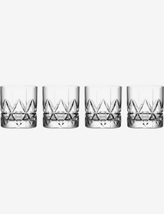 PEAK OLD FASHIONED 25 CL 4-PACK - whiskyglass & cognacglass - clear