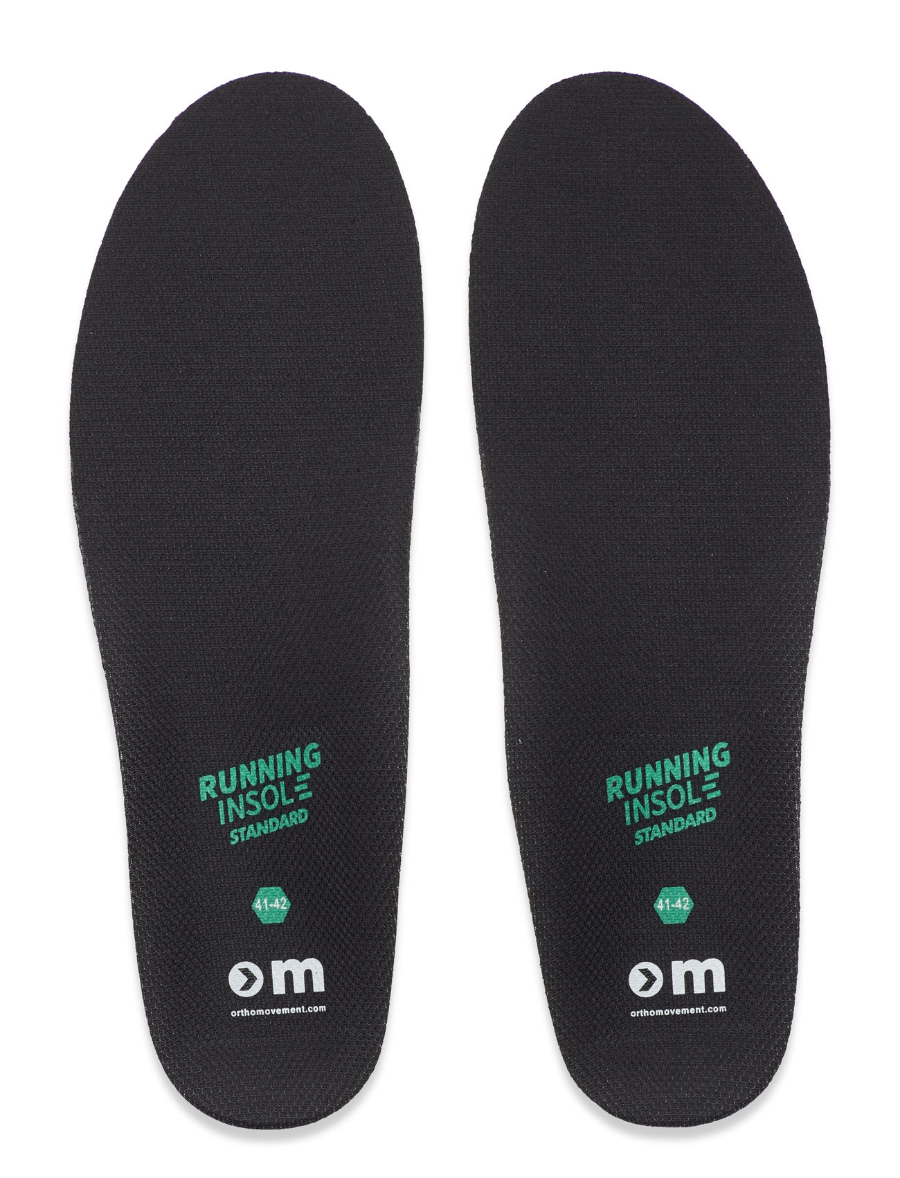 Standard Insole Running Eu 43-44 Sport Shoe Accessories Soles Black Ortho Movement