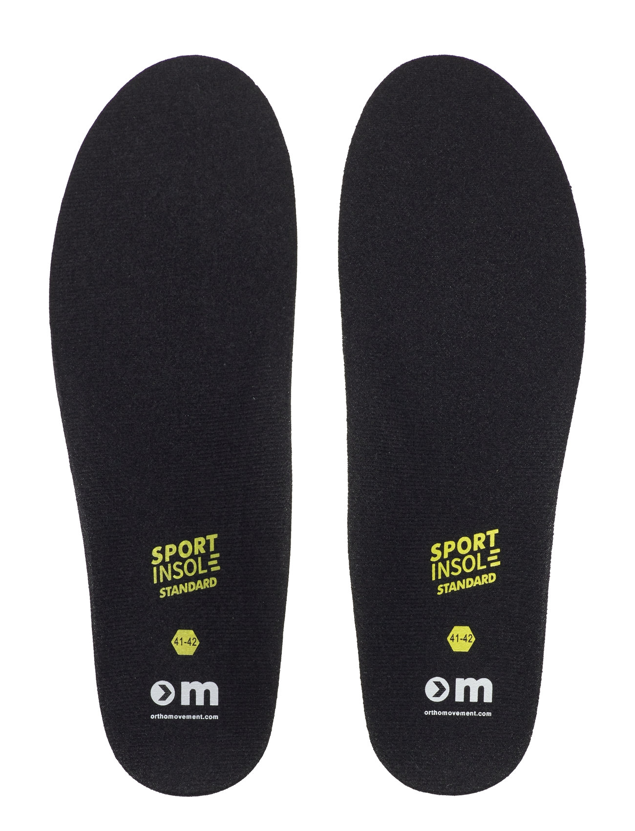 Standard Insole Sport Eu 35-36 Sport Shoe Accessories Soles Black Ortho Movement
