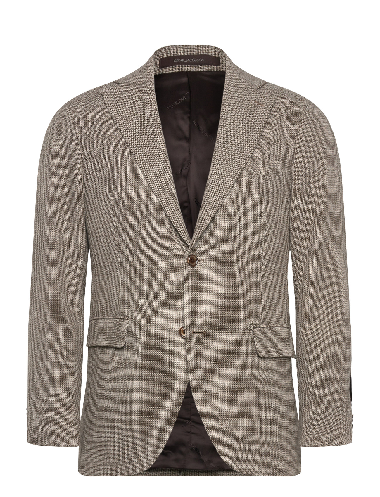 Oscar Jacobson Fogerty Blazer, 48, Brown, Blazere > Enkeltradede Blazere, Herre