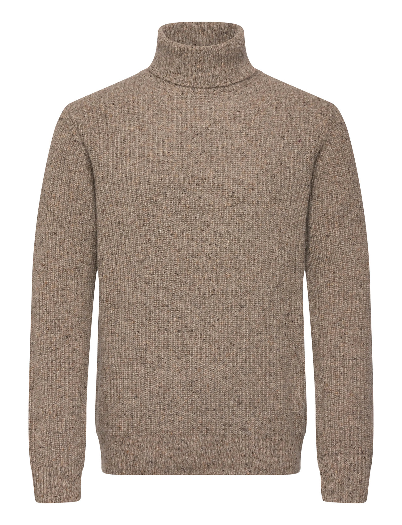 Oscar Jacobson Mika Rollneck, XL, Beige, Strik > Rullekraves, Herre