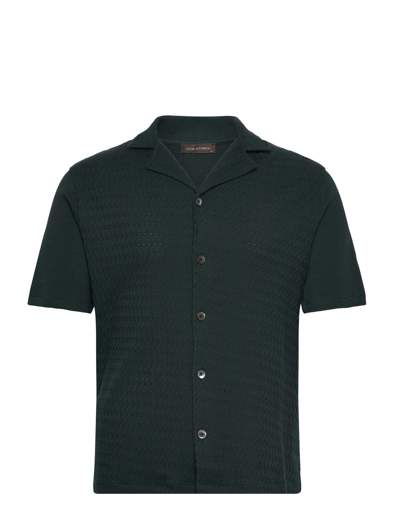 Oscar Jacobson Kirk Knitted Shirt Grön