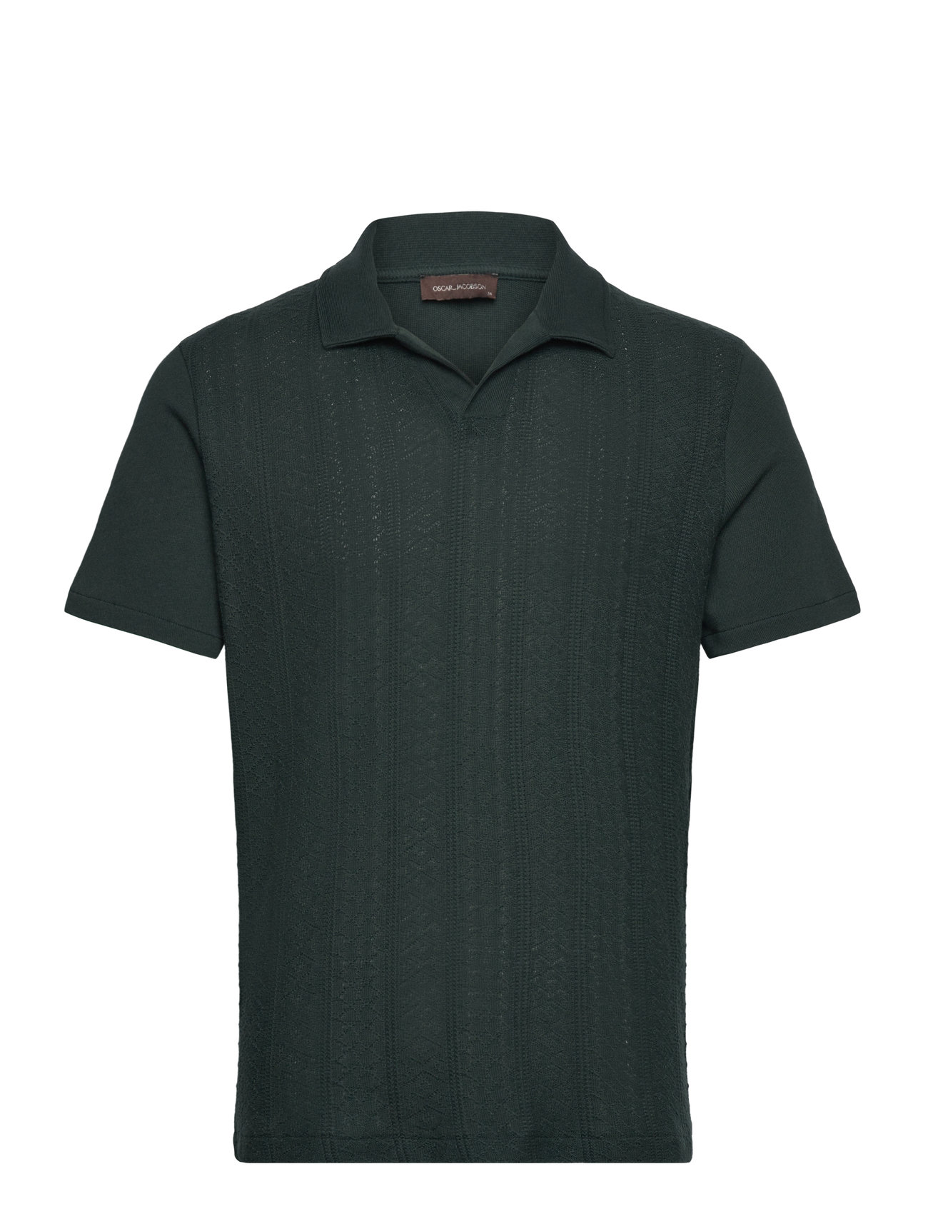 Oscar Jacobson Connor Structured Poloshirt Grön