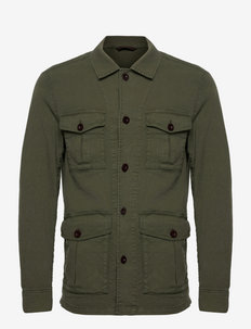 Safari Shirt Jacket - vestes utilitaires - green cervo