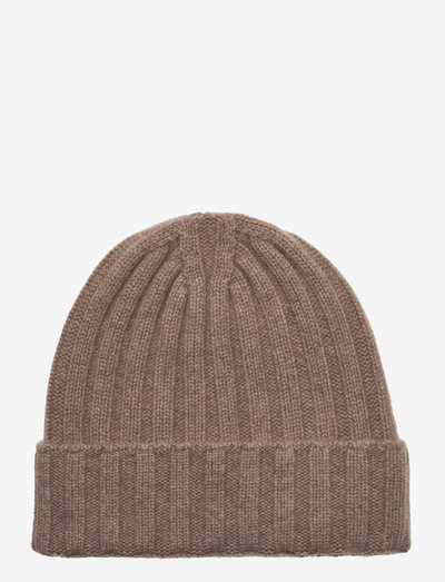 Knitted Hat - czapka - nut beige
