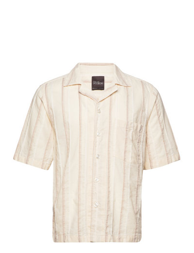 Oscar Jacobson Reg Fit Cuban Ss Soft Barré - Shirts - Boozt.com