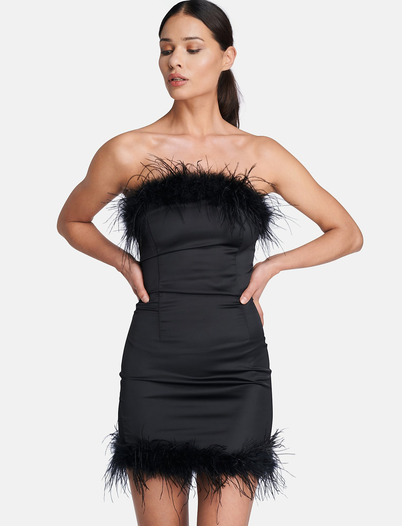 feather dress