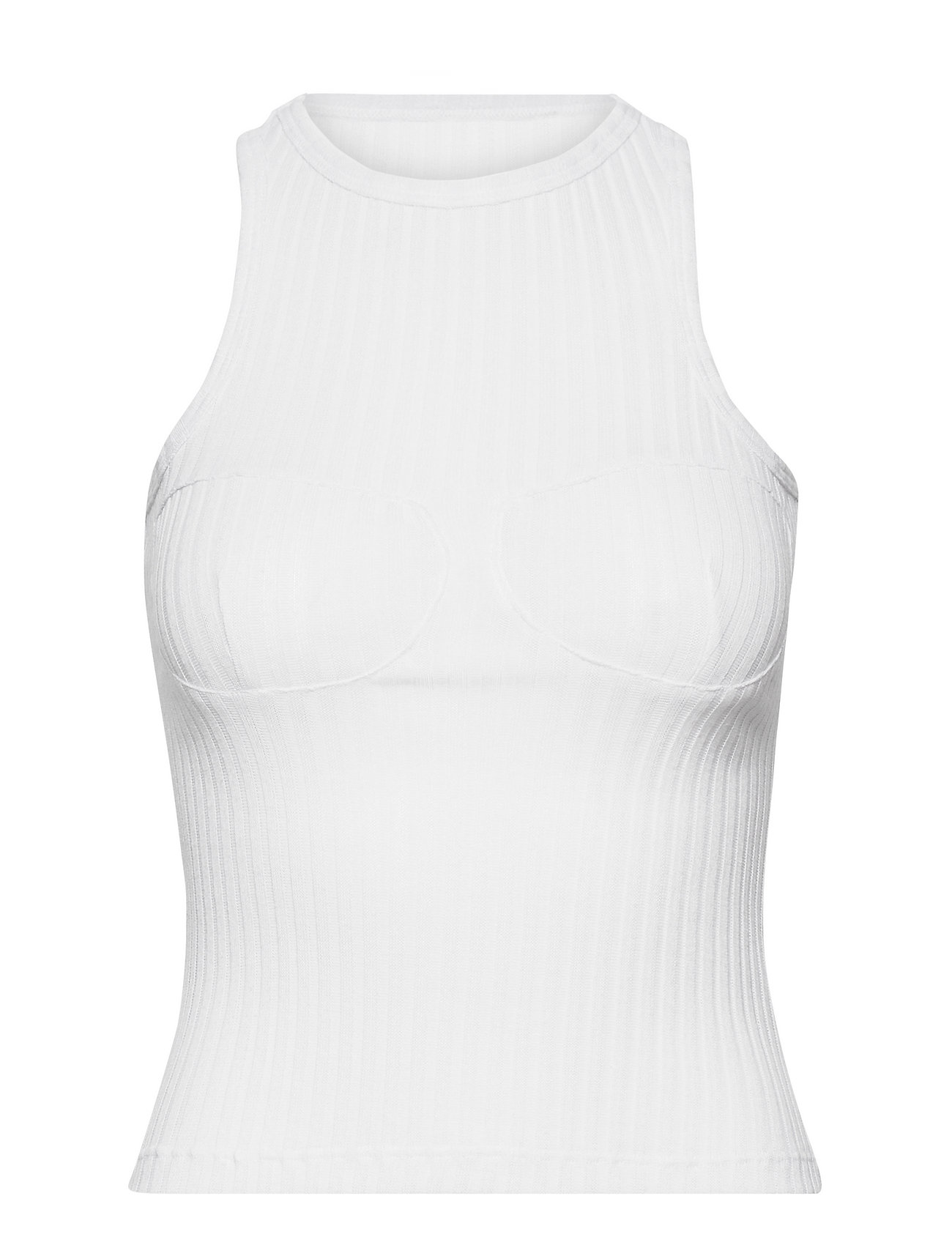 Callie Stitch Tank Top Topp White OW Collection