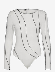 HEAT Bodysuit - body & sukienki - white