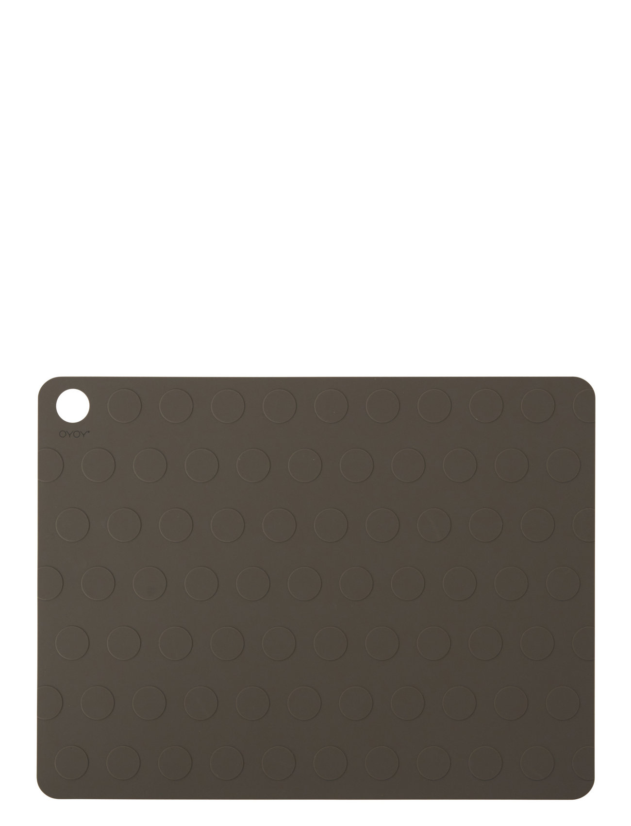 Dotto Placemat - Pack Of 2 Home Textiles Kitchen Textiles Placemats Brown OYOY Living Design