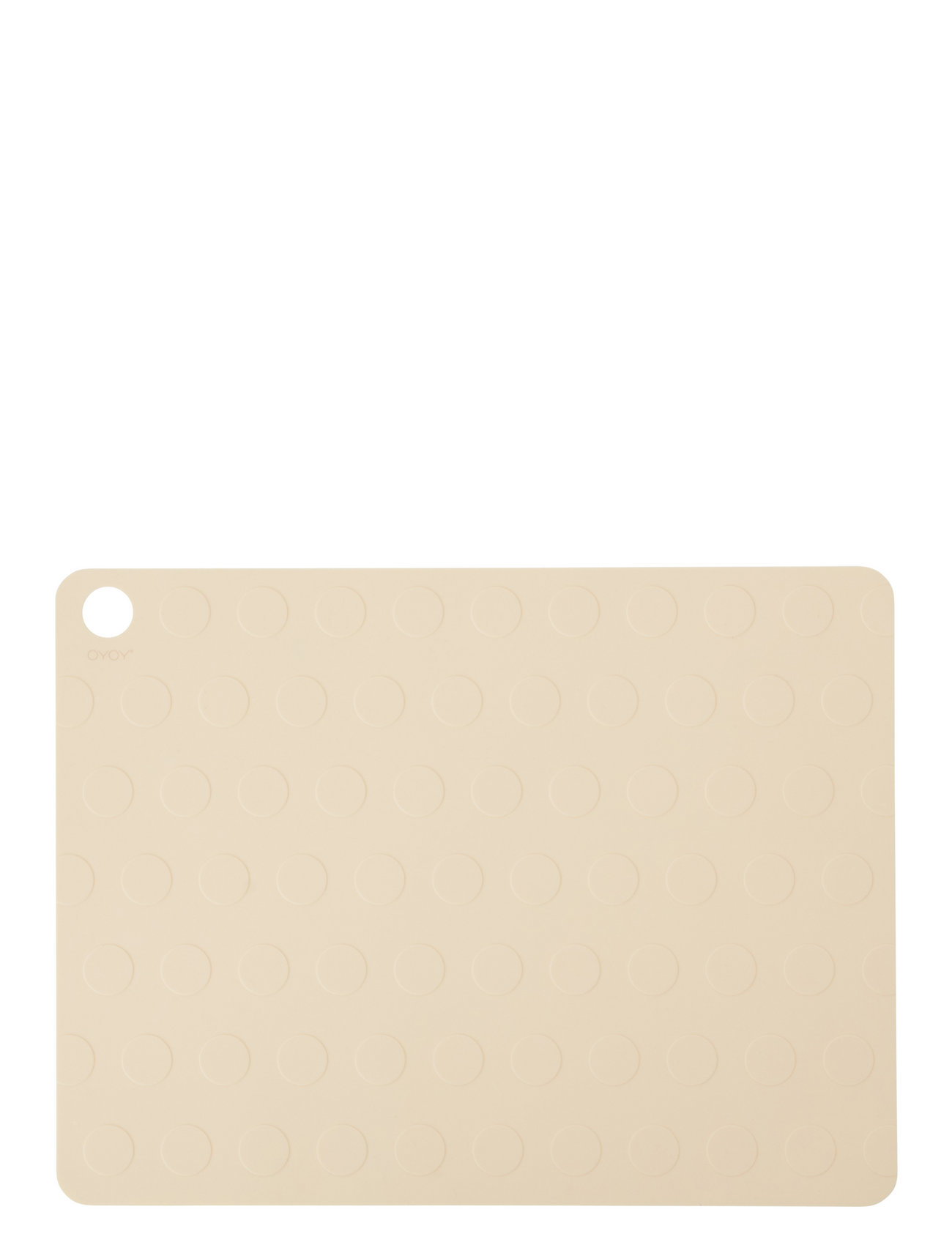 Dotto Placemat - Pack Of 2 Home Textiles Kitchen Textiles Placemats Cream OYOY Living Design