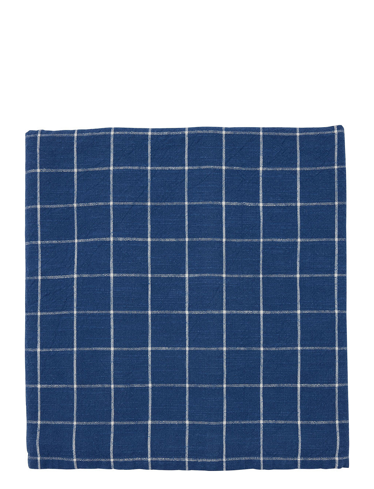 Grid Tablecloth - 260X140 Cm Home Textiles Kitchen Textiles Tablecloths & Table Runners Blue OYOY Living Design