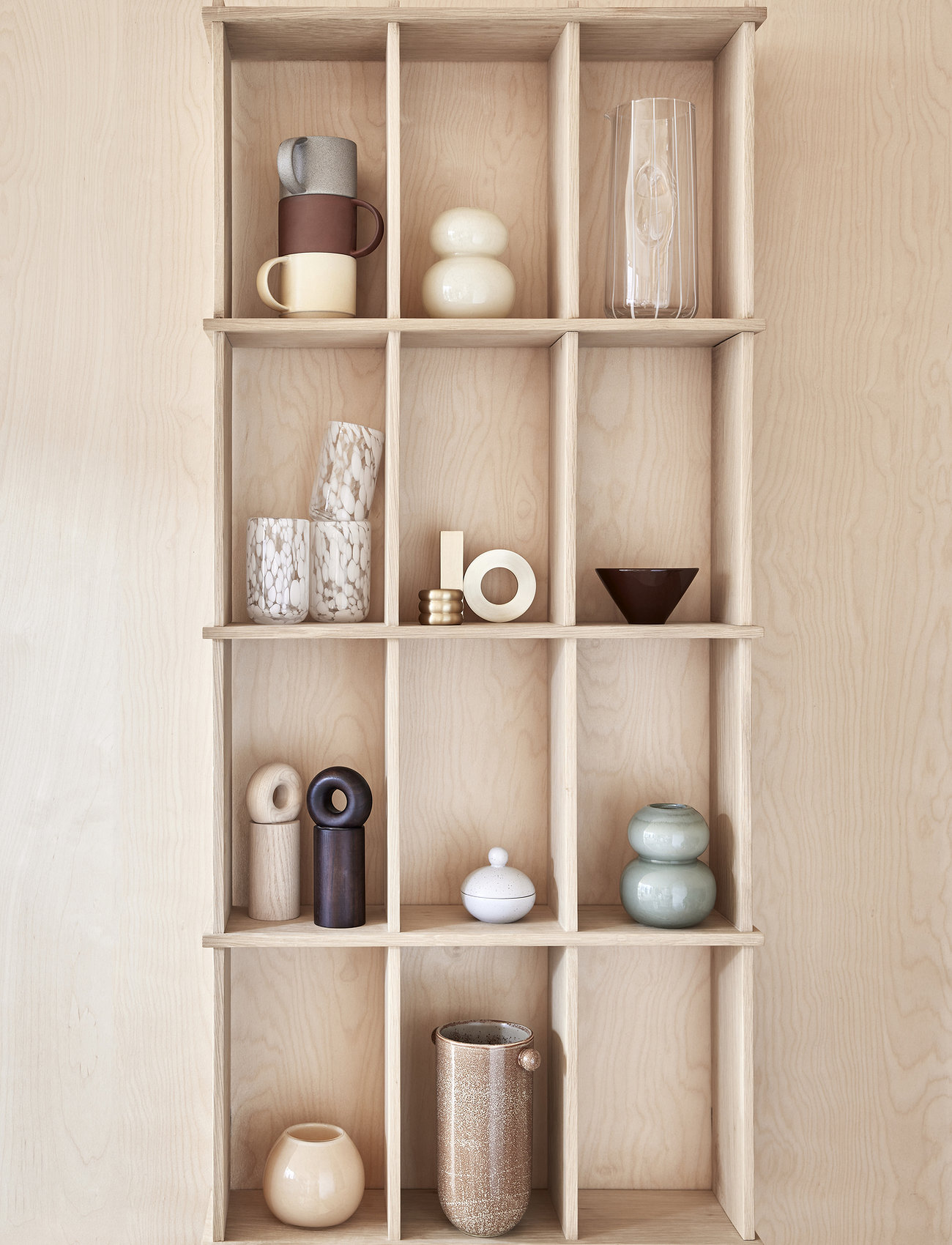OYOY Living Design Grid Shelf - Large, One Size, Møbler > Hylder, Unisex