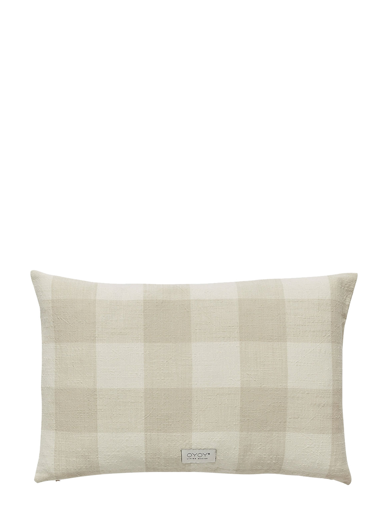 "OYOY Living Design" "Chess Cushion Cover Long Home Textiles Cushions & Blankets Covers Beige OYOY