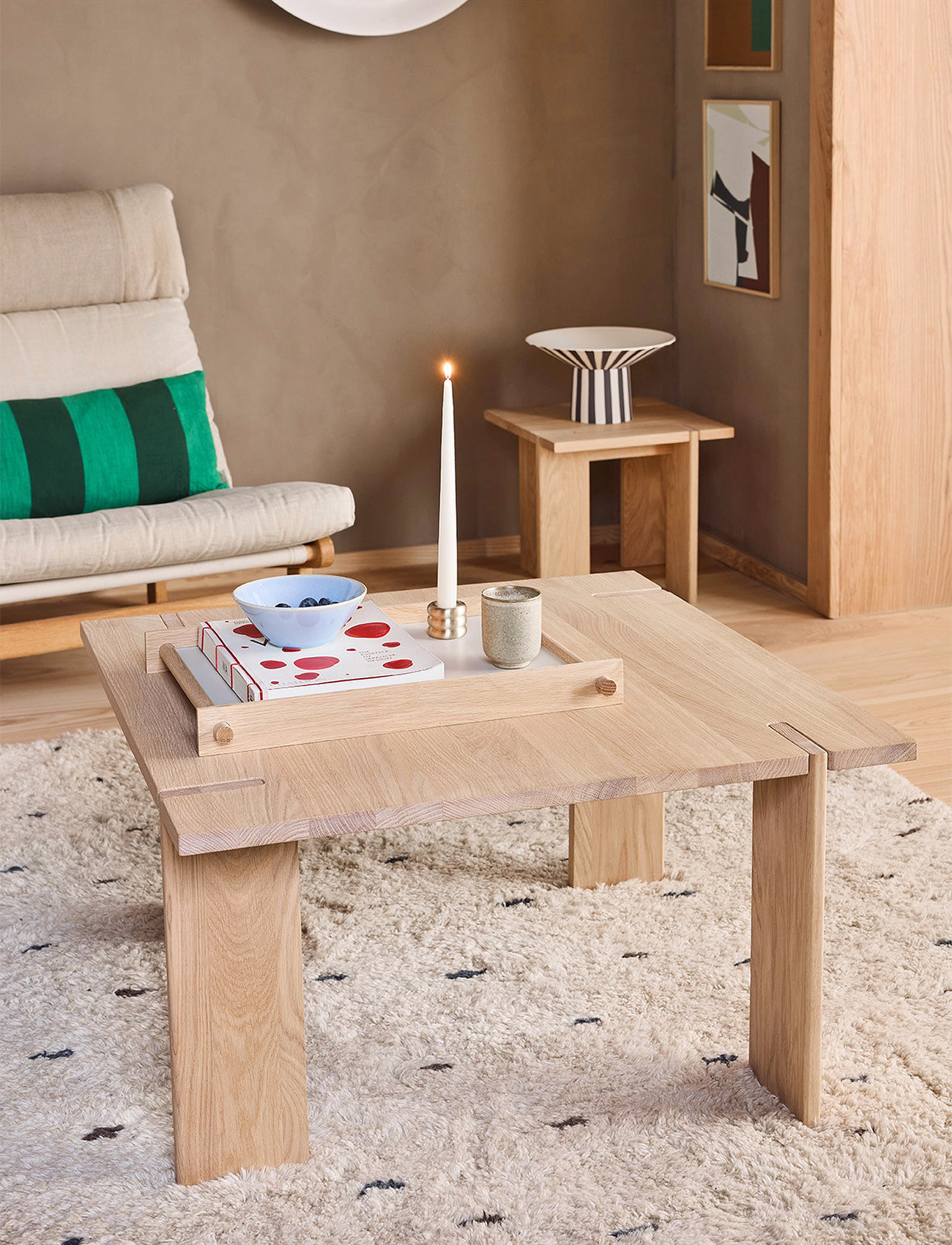 OYOY Living Design Oy Square Coffee Table Large, One Size x 75, Borde > Sofaborde, Unisex