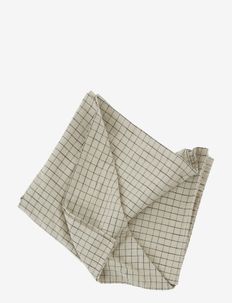 Grid Tablecloth - 260x140 cm - duker & løpere - black