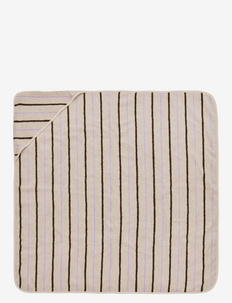 Raita Hooded Towel - håndklær - purple / clay / brown