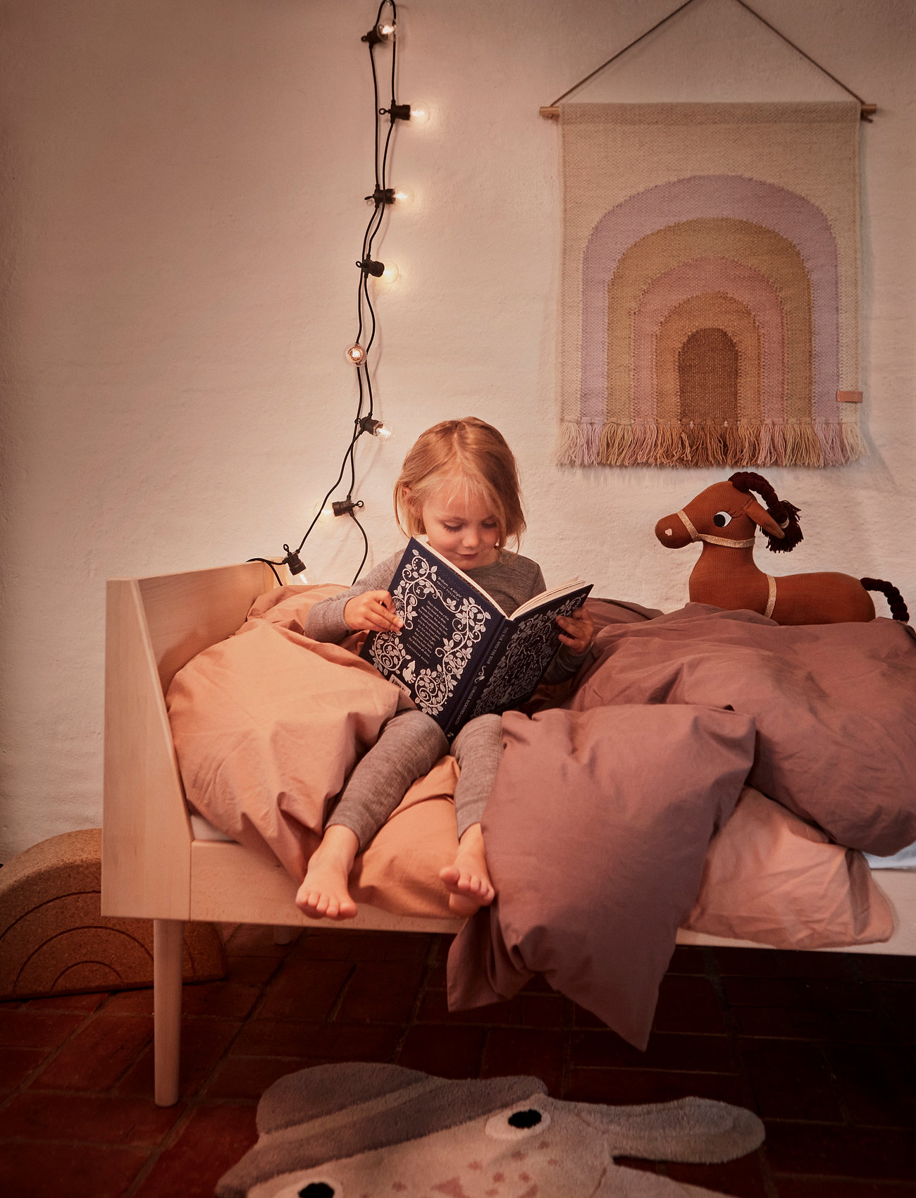 OYOY MINI Follow The Rainbow Mini Wall Rug, One Size, Multi/patterned, Indretning Til Børn > Vægdekorationer, Børn