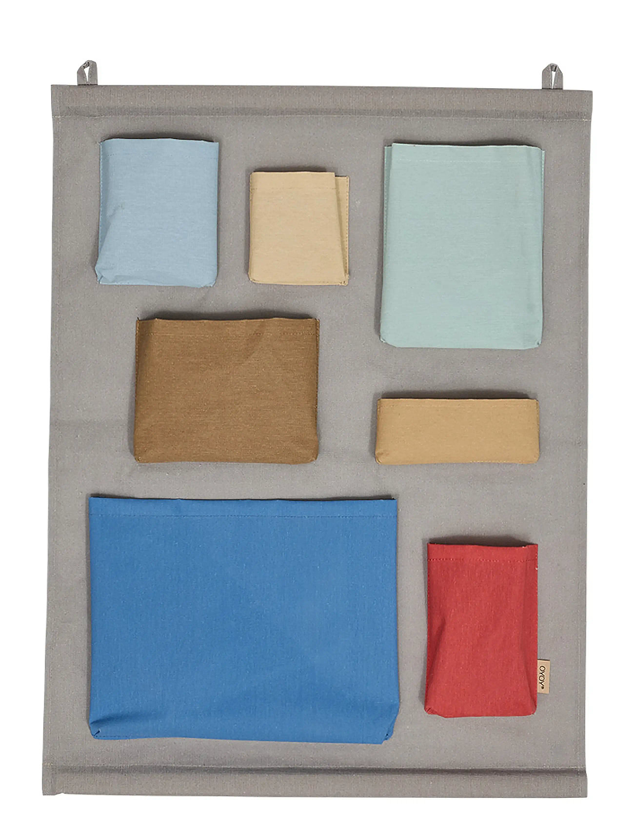 OYOY MINI Saga Wall Storage 2 Patterned - 80X60X2CM - Kinder