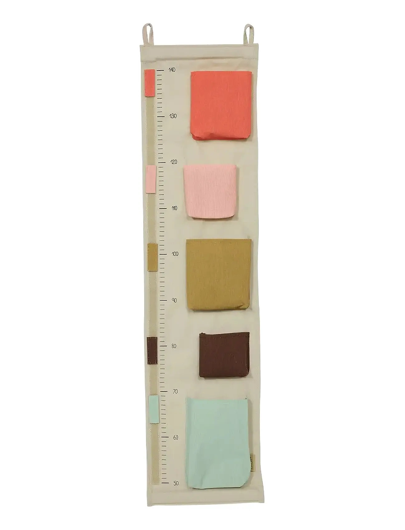 OYOY MINI Saga Growth Chart Storage Pink - 100X25CM - Kinder