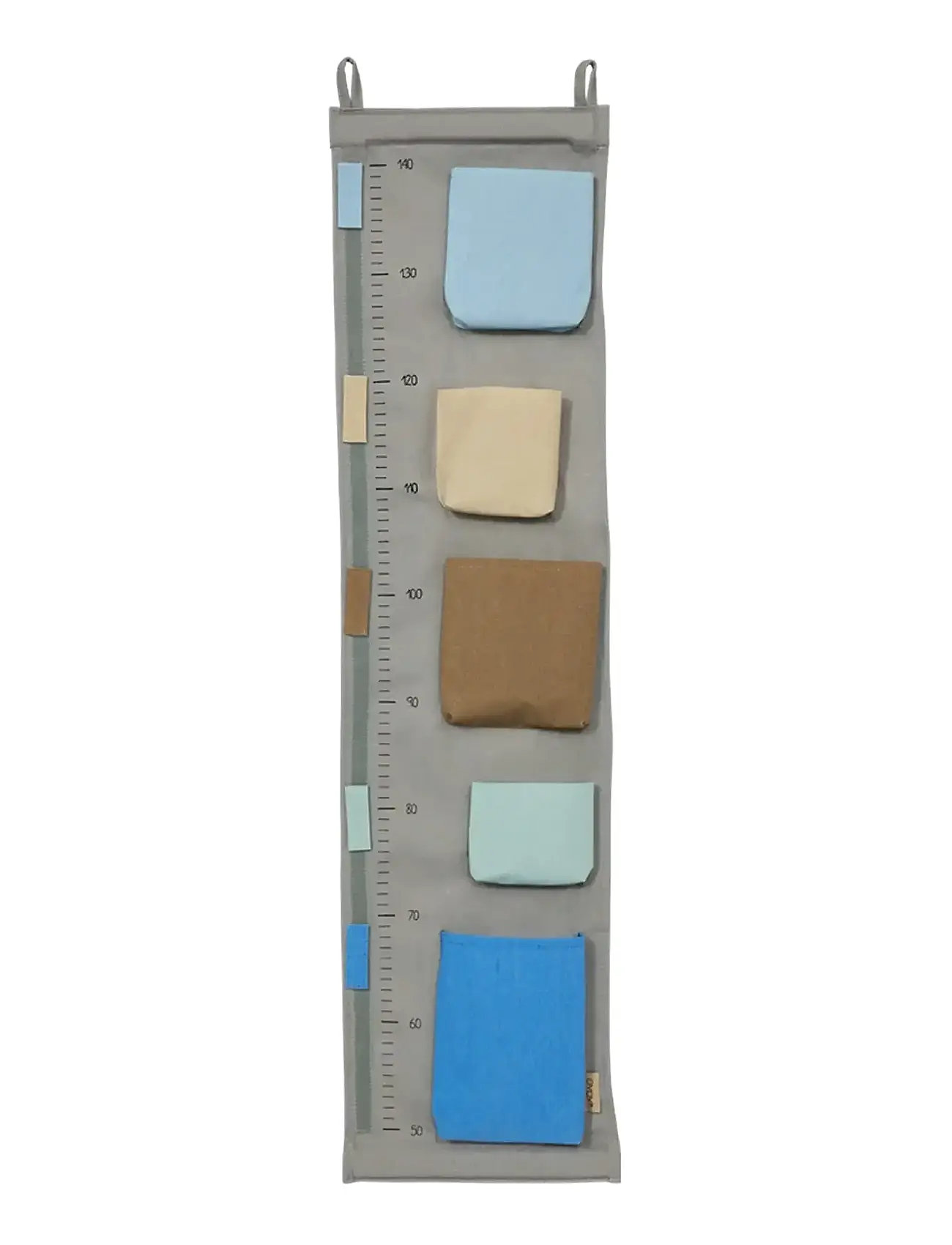 OYOY MINI Saga Growth Chart Storage Blau - 100X25CM - Kinder
