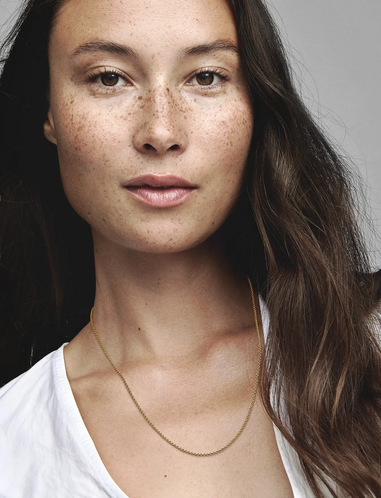 Pandora 14K Gold-Plated Rolo Necklace, 60 cm, Gold, Halskæder > Kædehalskæder, Dame