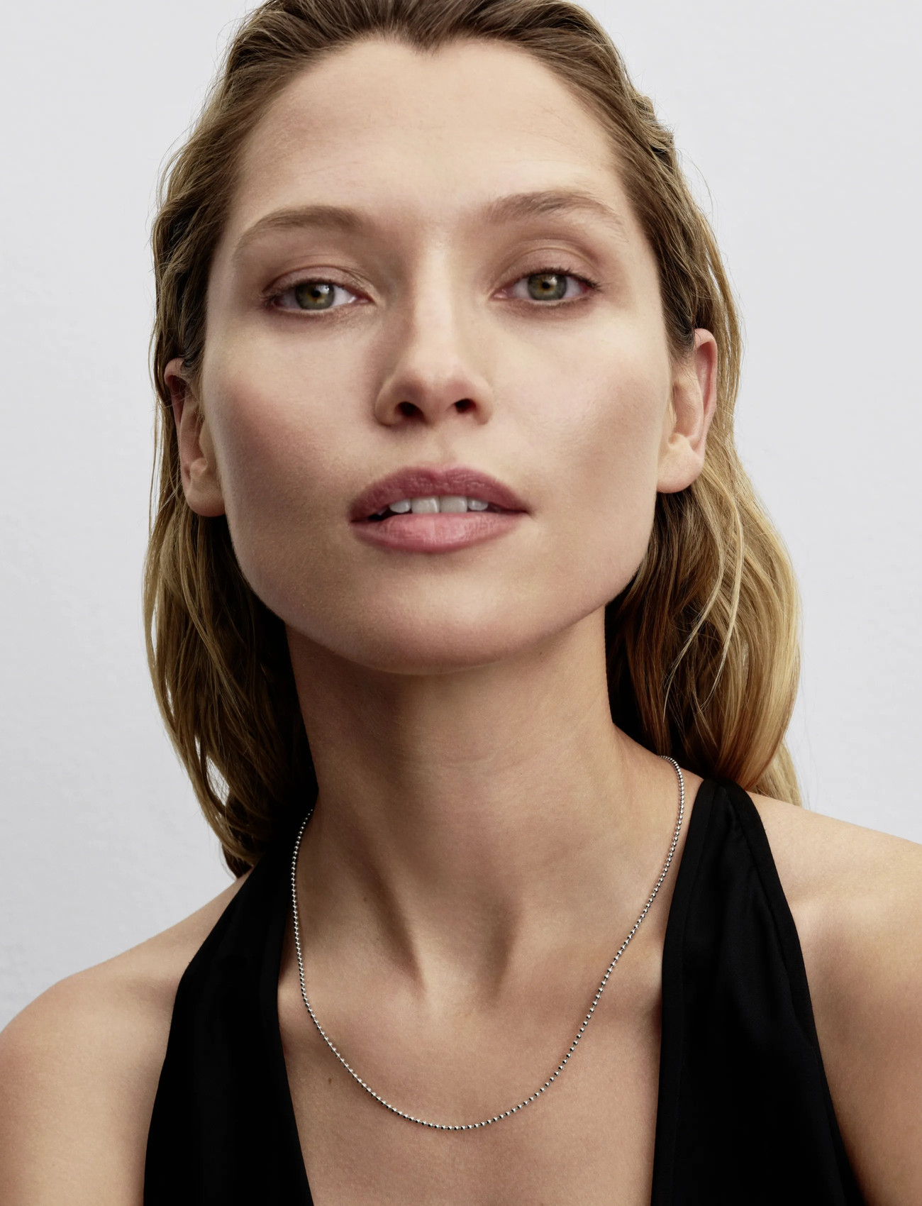 Pandora Ball Chain Necklace, 50 cm, Silver, Halskæder > Kædehalskæder, Dame