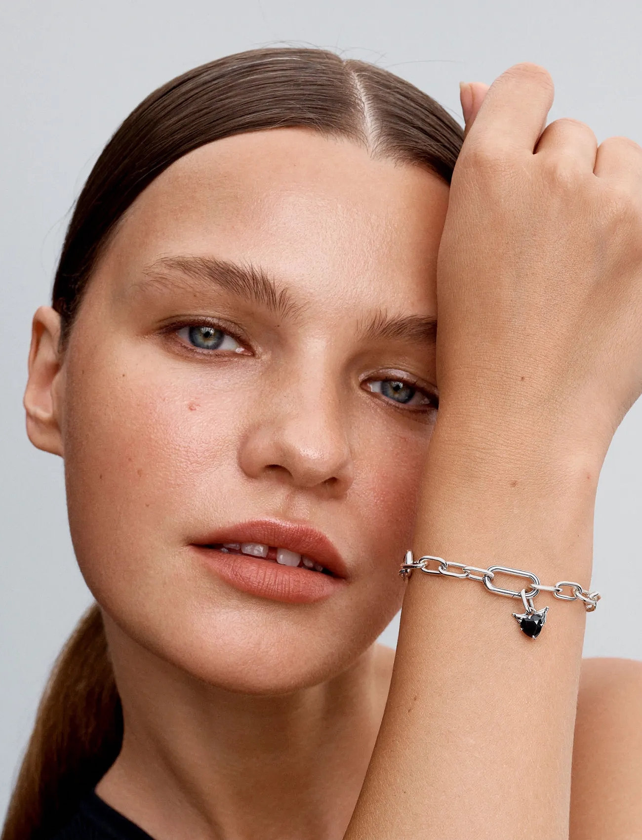 Pandora Sterling Silver Small Link Bracelet, 16 cm, Silver, Armbånd > Kædearmbånd, Dame