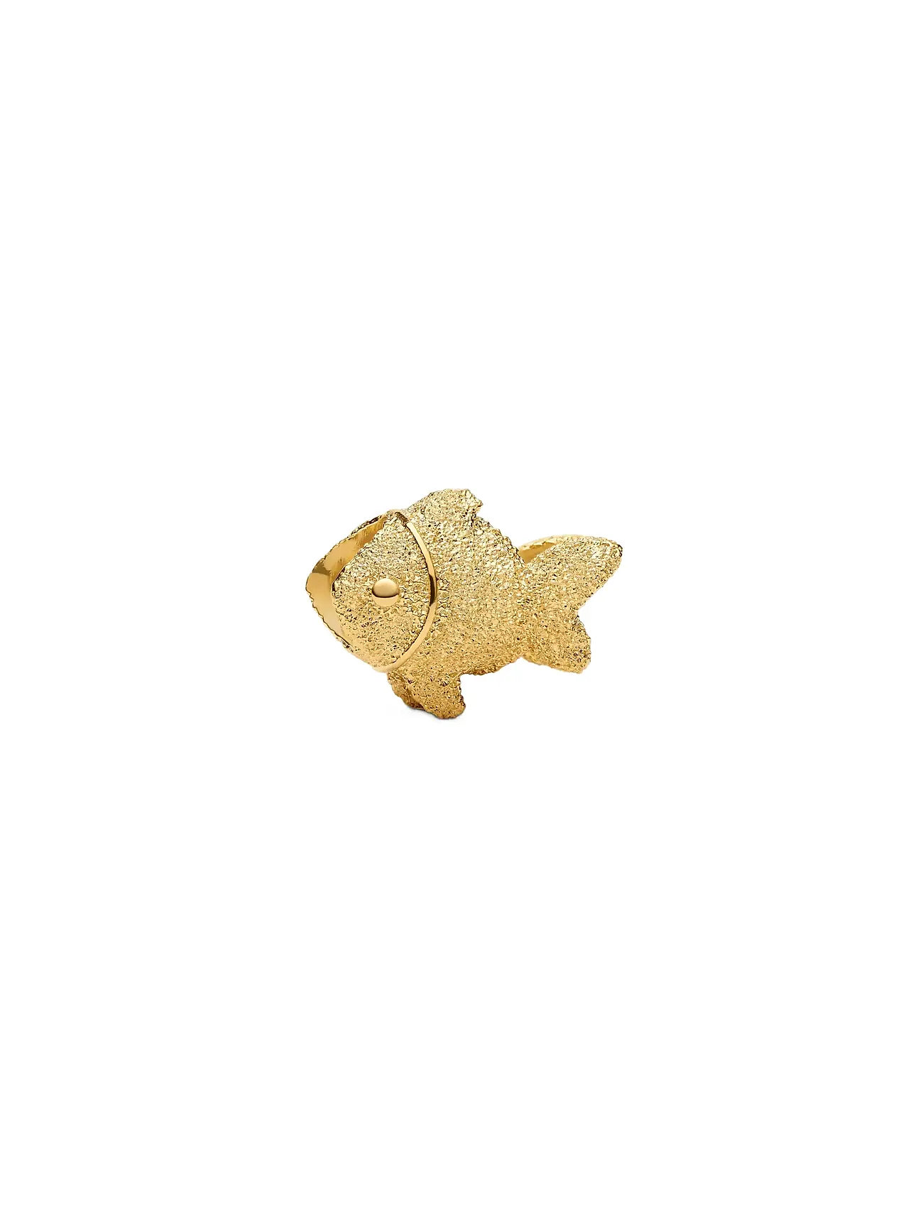 Pandora Textured Fish Mini Charm, One Size, Gold, Smykker > Vedhæng, Dame