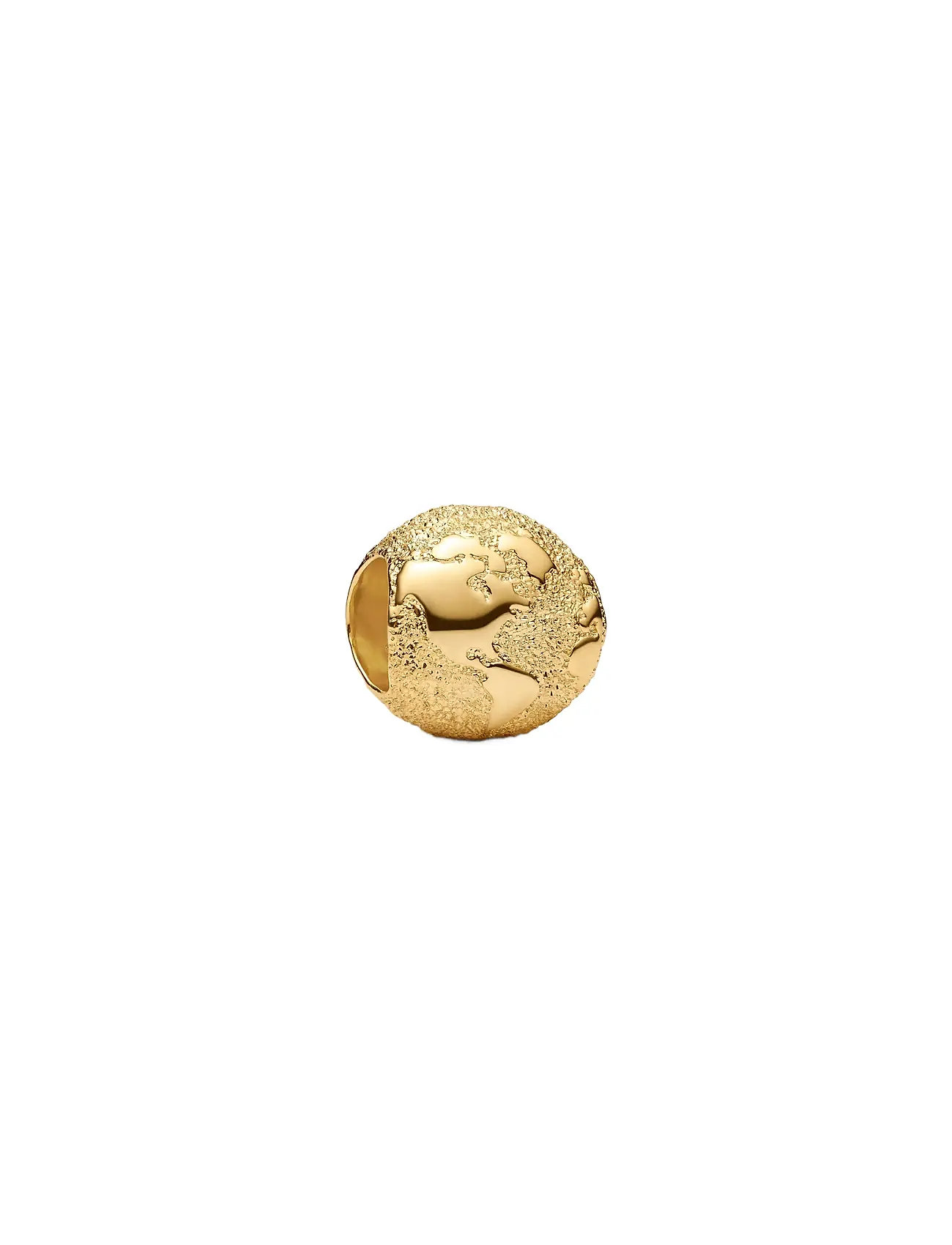 Pandora Textured Globe Mini Charm, One Size, Gold, Smykker > Vedhæng, Dame