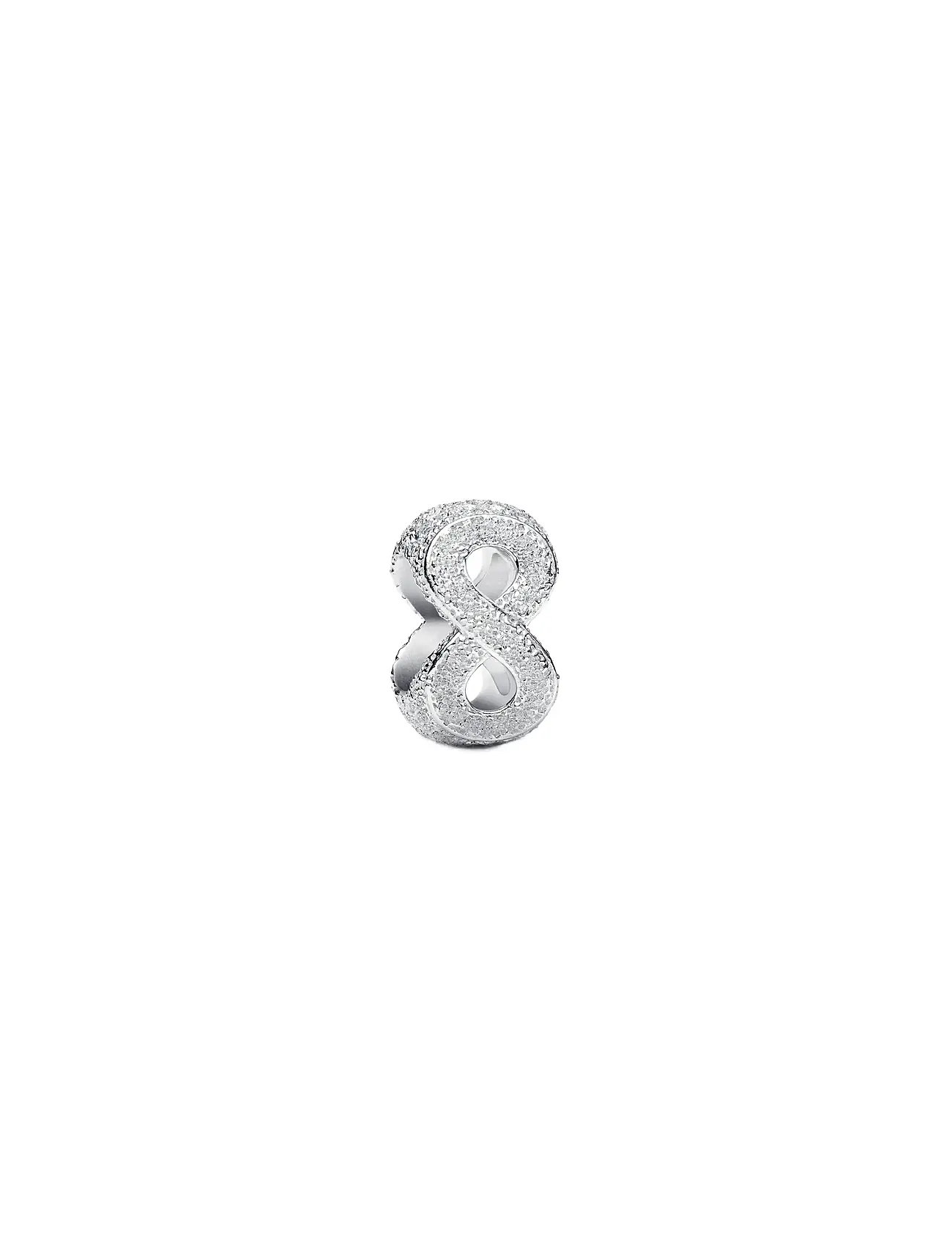 Pandora Textured Infinity Symbol Mini Charm, One Size, Silver, Smykker > Vedhæng, Dame