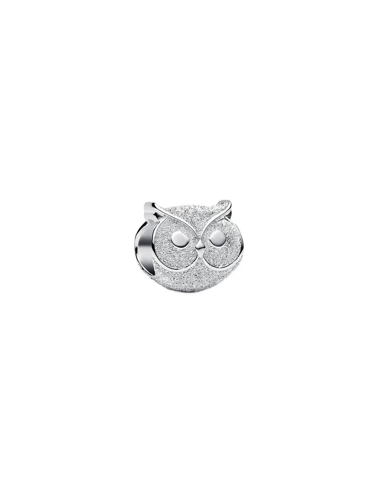 Pandora Textured Owl Mini Charm, One Size, Silver, Smykker > Vedhæng, Dame