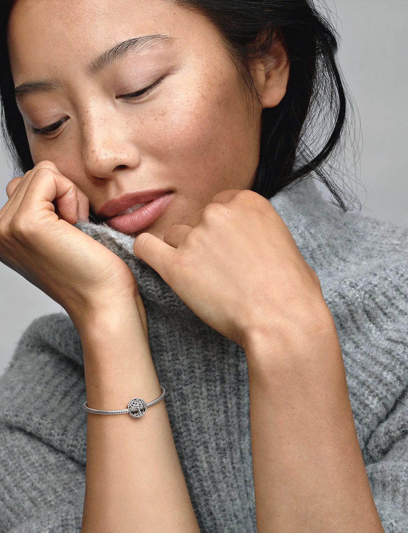 Pandora Family Tree Silver Charm, One Size, Silver, Smykker > Vedhæng, Dame