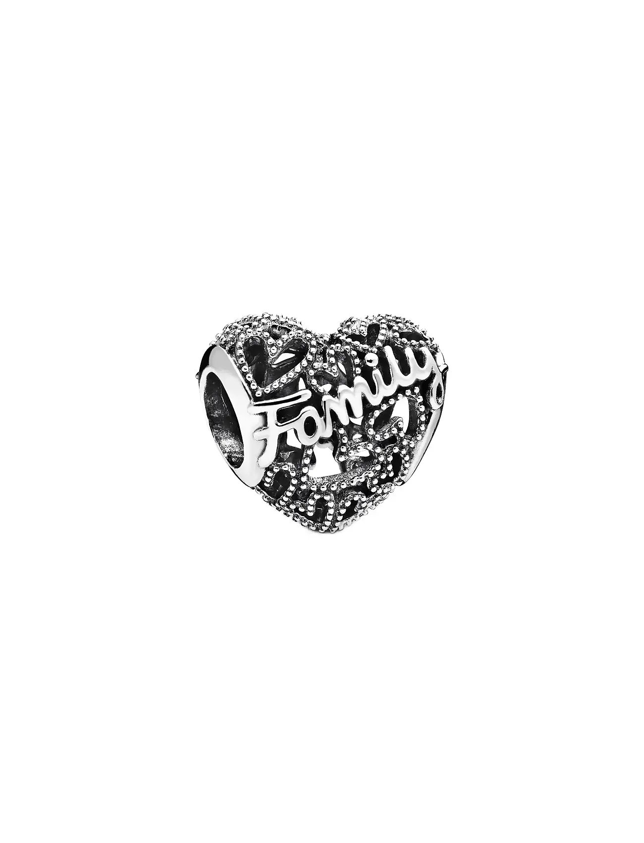 Pandora Heart Sterling Silver Charm, One Size, Silver, Smykker > Vedhæng, Dame