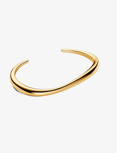14k Gold-plated open bangle