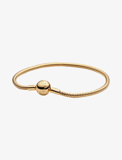 Snake chain 14k gold-plated bracelet