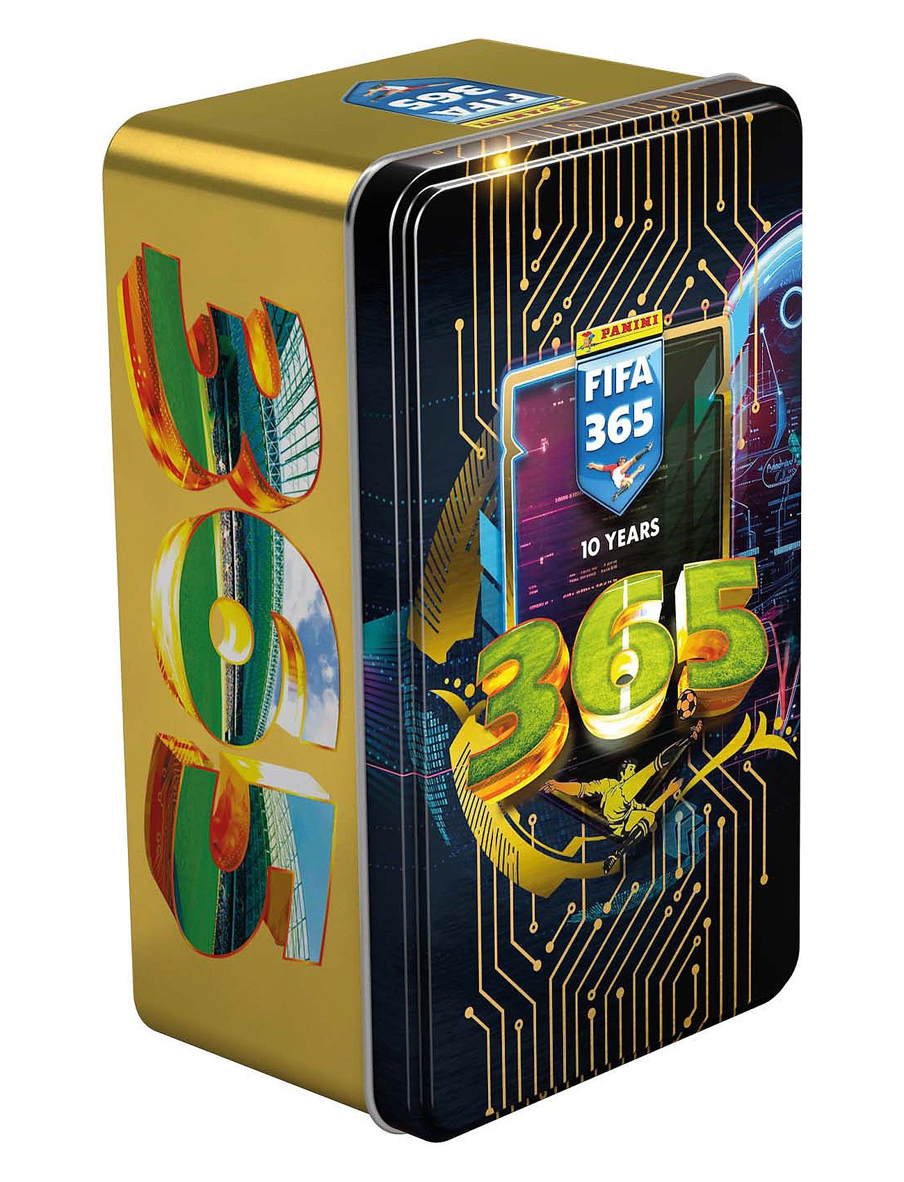 Panini Fifa 365 Adrenalynxl 2025 Mega Tin Blå