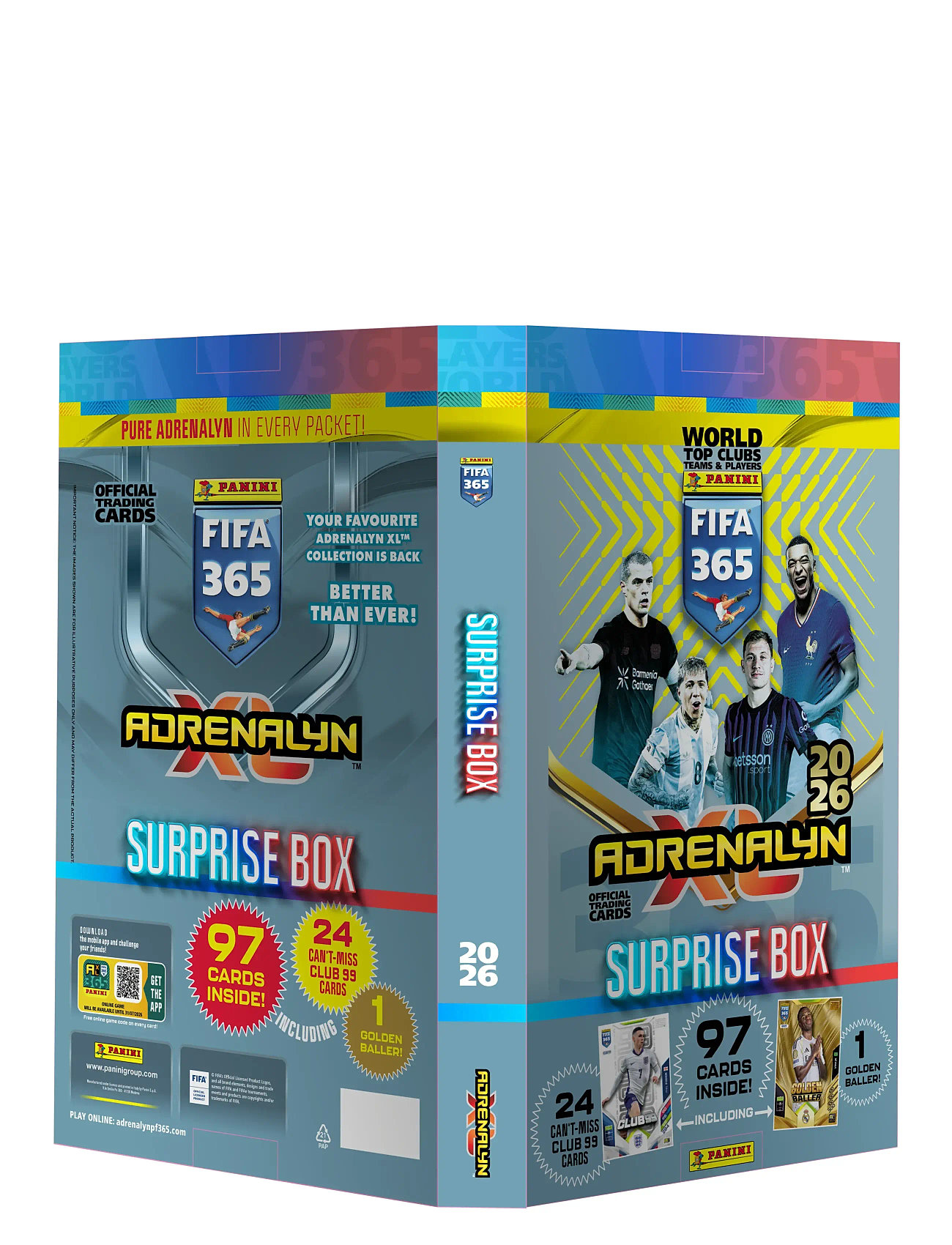 PANINI Fifa 365 Adrenxl 2026 Advent Calendar Blau - One Size - Kinder