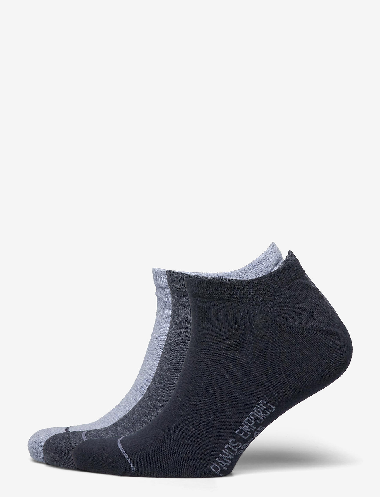 Panos Emporio - PE 3PK ERLING COTTON CASUAL SNEAKER - multipack socks - stonewash/denim/navy - 0