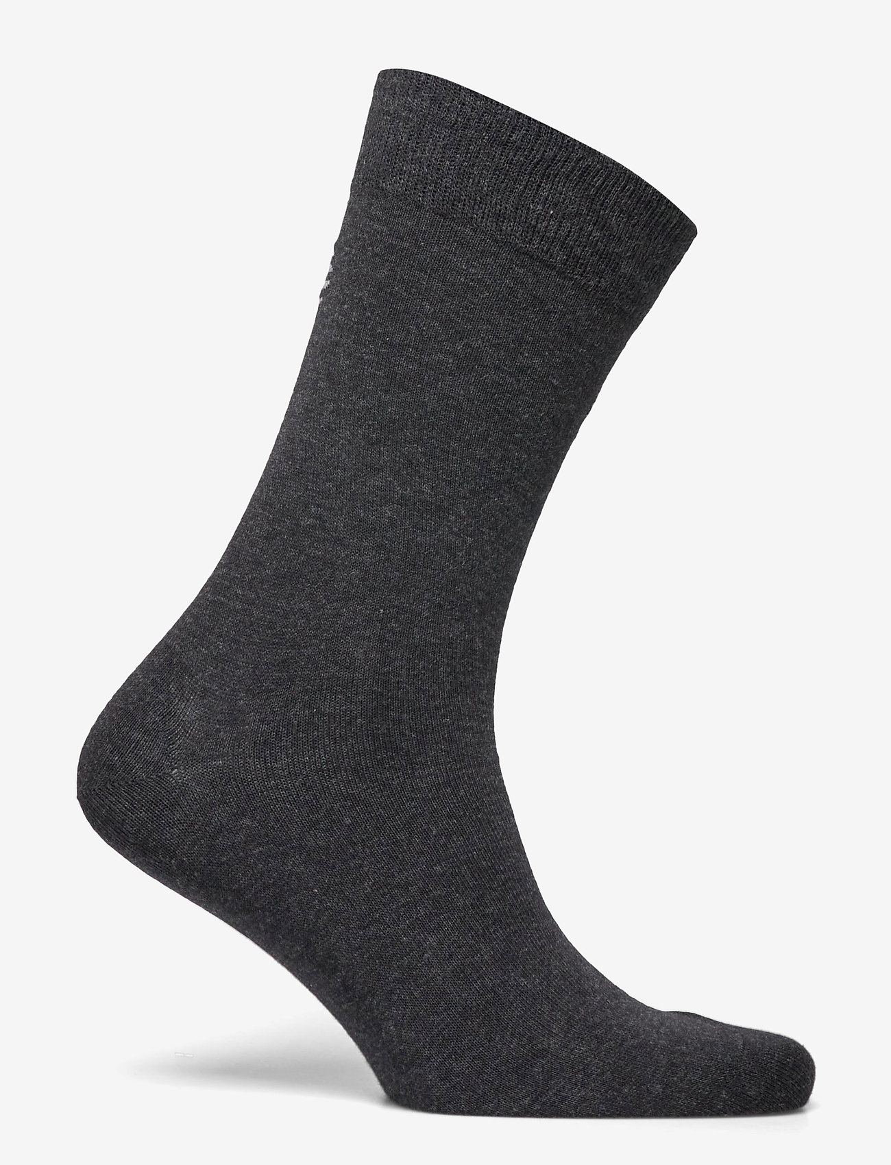Panos Emporio - PE 2PK KARL COT FLAT KNIT EUROPEAN CREW - regular socks - antracite - 1
