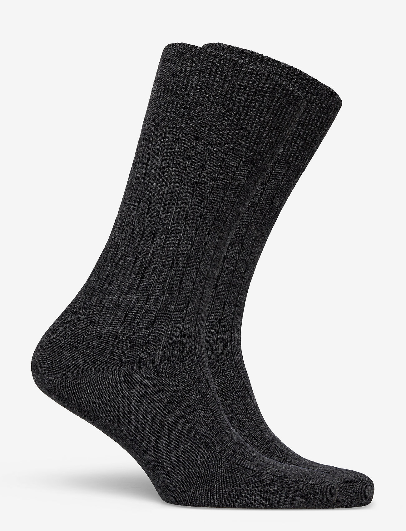 Panos Emporio - PE 2PK CALLE PREMIUM MERCERIZED WOOL RIB - multipack socks - antracite - 1
