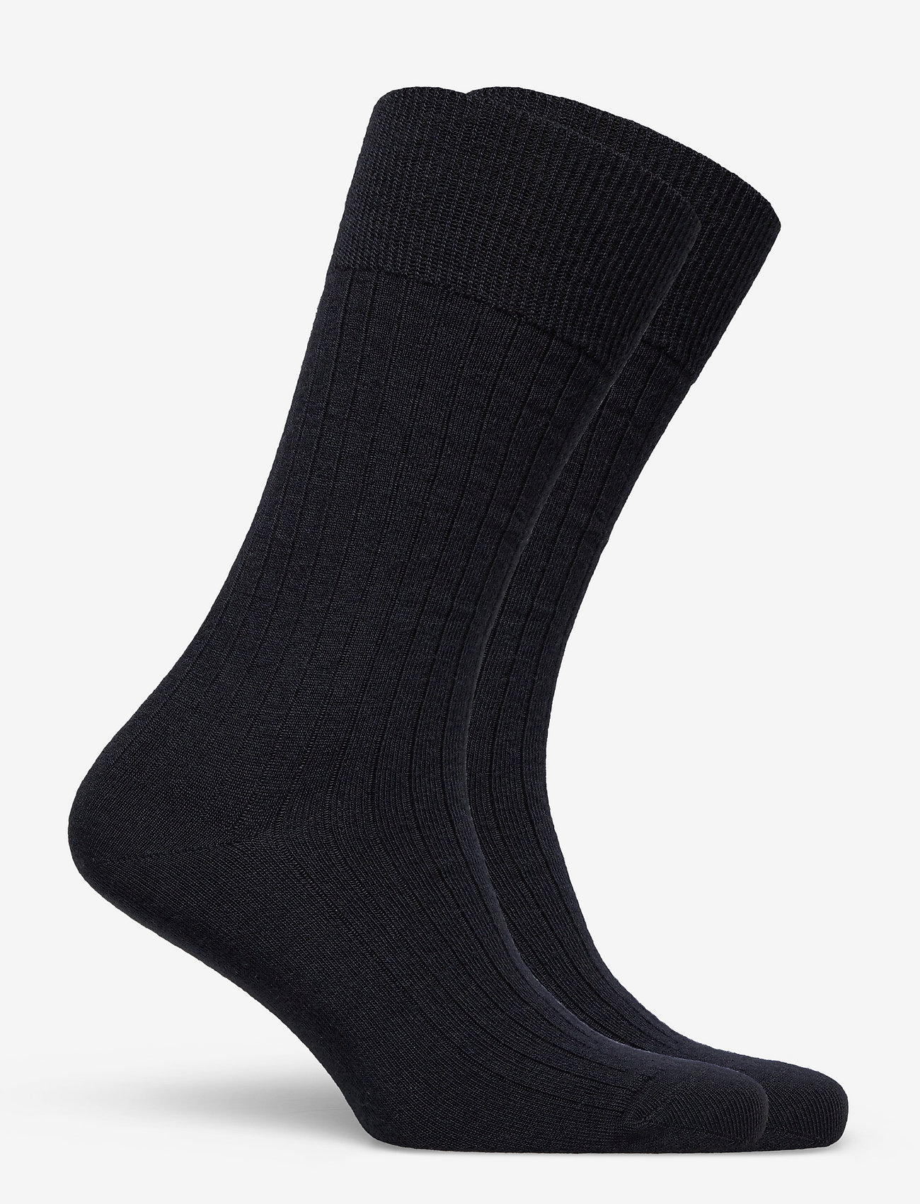 Panos Emporio - PE 2PK CALLE PREMIUM MERCERIZED WOOL RIB - regular socks - dark blue - 1