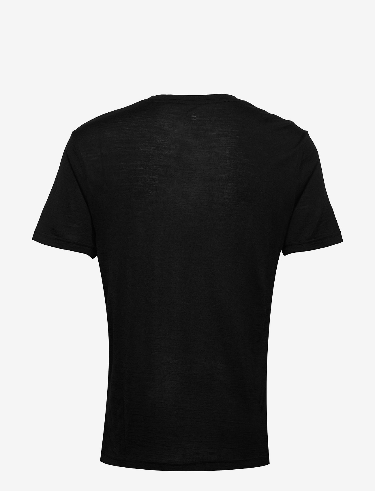 Panos Emporio - PANOS EMPORIO WOOL SHORT SLEEVE TOP - basic t-shirts - black - 1