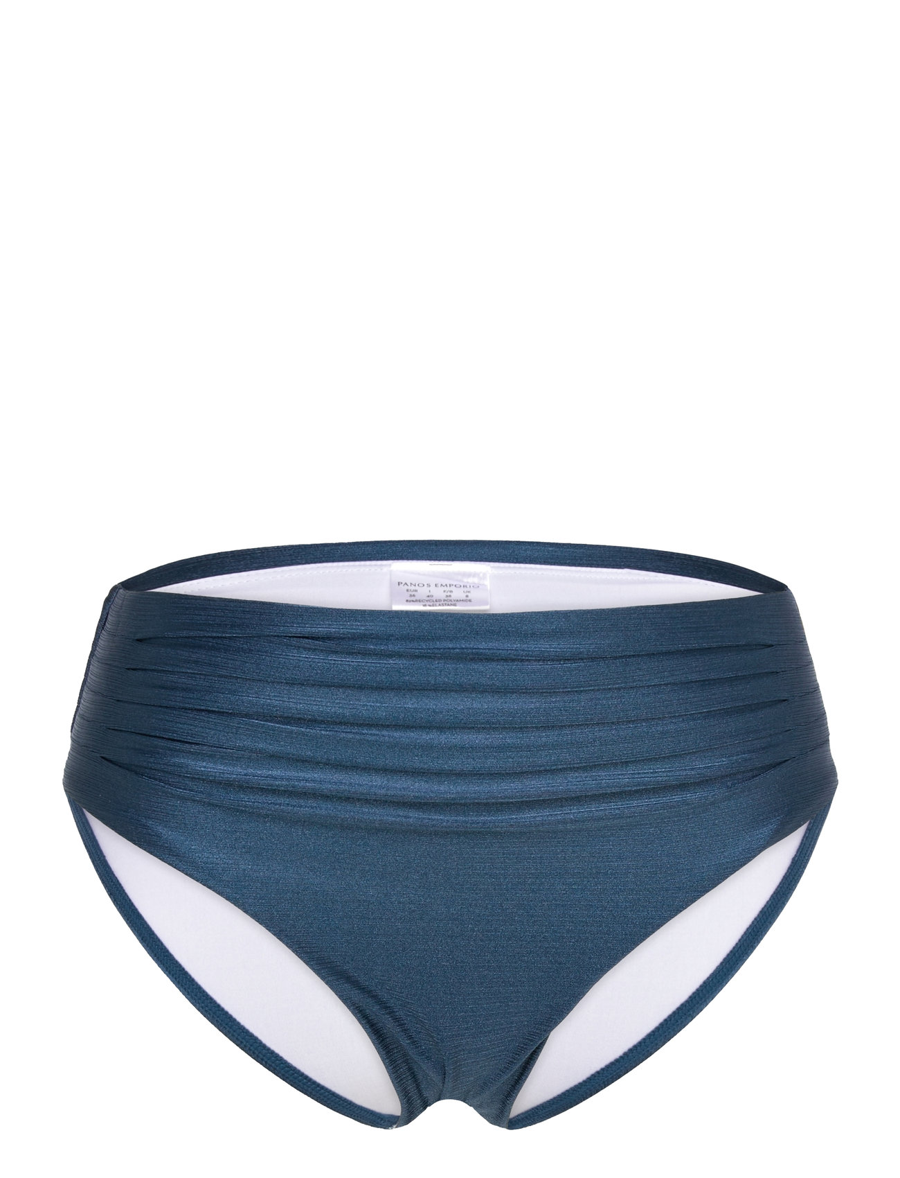Poseidon Olympia Solid Btm Swimwear Bikinis Bikini Bottoms Side-tie Bikinis Blue Panos Emporio
