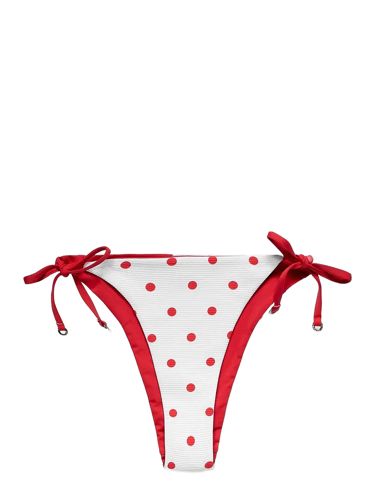 Polka Dot Iliana Reversible Bottom Swimwear Bikinis Bikini Bottoms Side-tie Bikinis Red Panos Emporio
