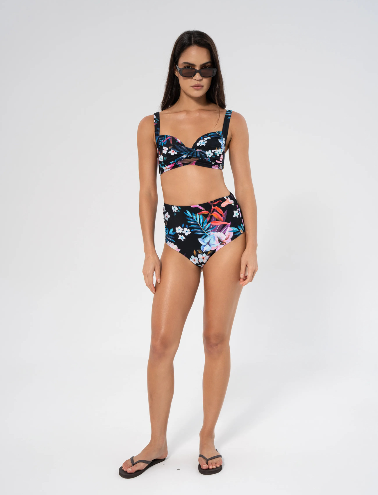 Panos Emporio Night Jungle Chara Bottom, 38, Multi/patterned, Bikinitrusser > Bikinier Med Høj Talje, Dame